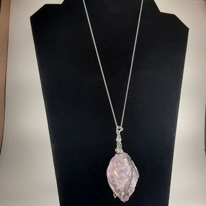Handmade Wire Wrap Amethyst Crystal